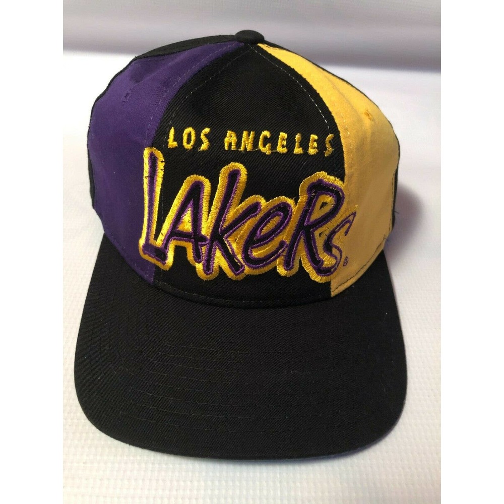 Vintage LA Lakers Starter Snapback Hat - Picture 1 of 5